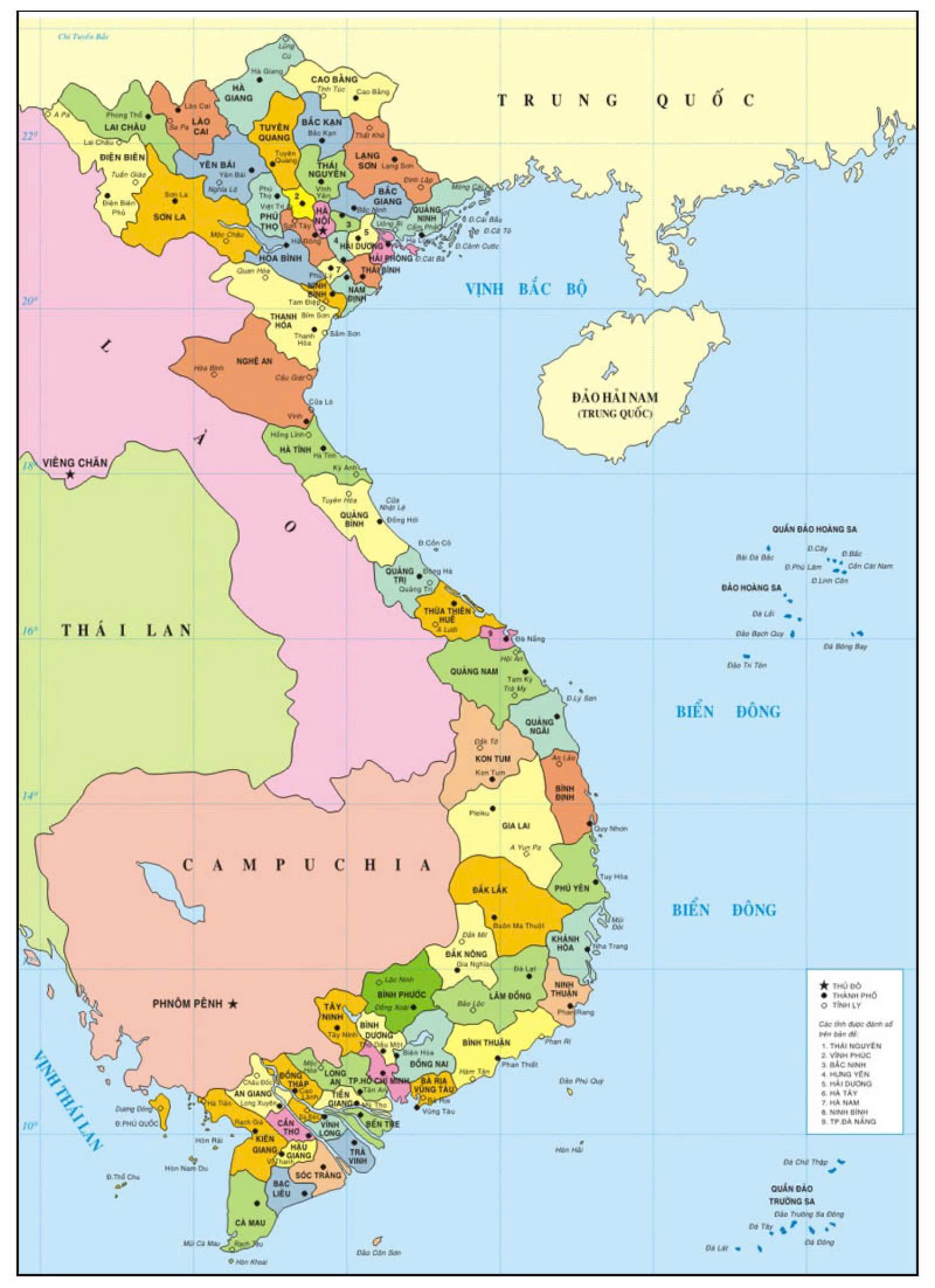 travel map viet nam